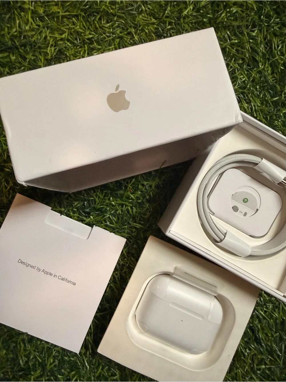Apple White AirPods Pro 2nd gen with Case and Cable in Original Packaging